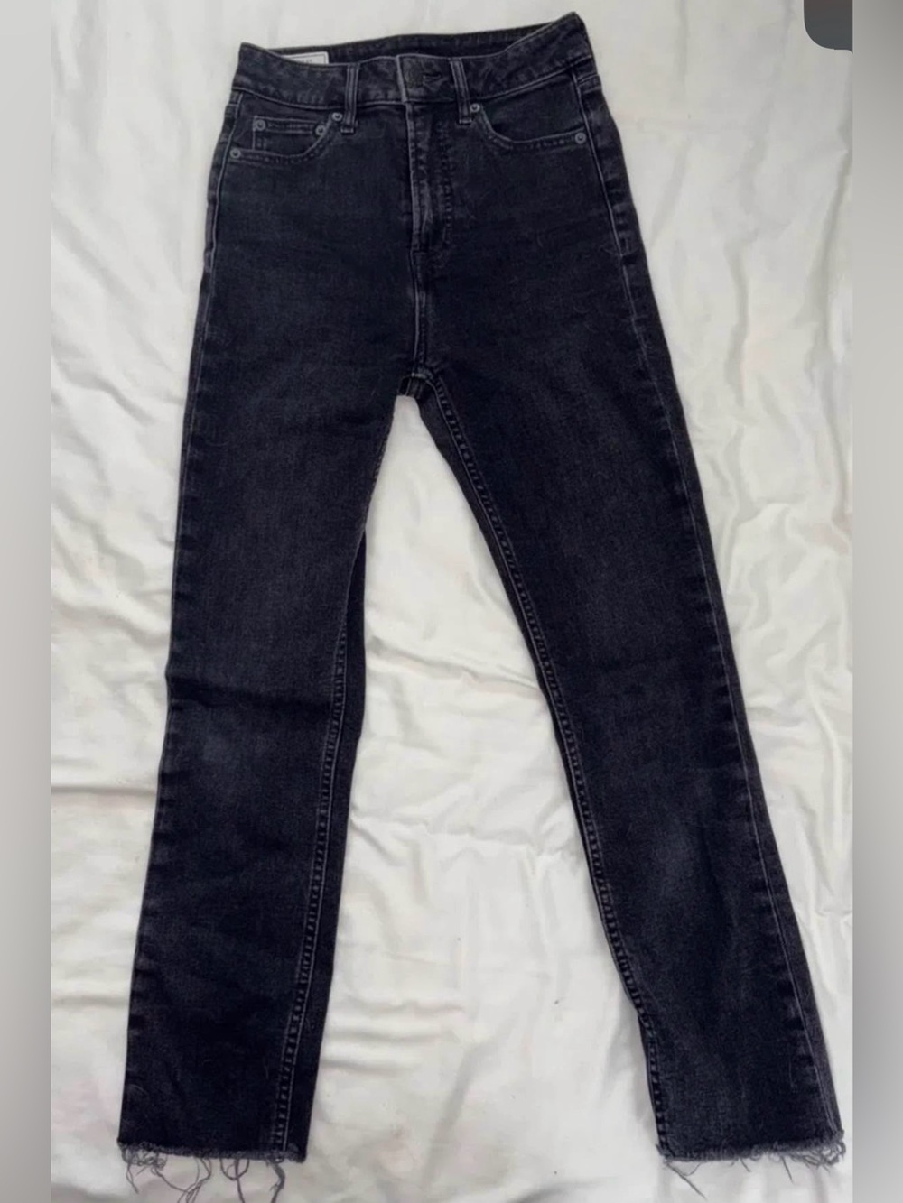 Gap vintage slim sky high jeans black size 25/0
